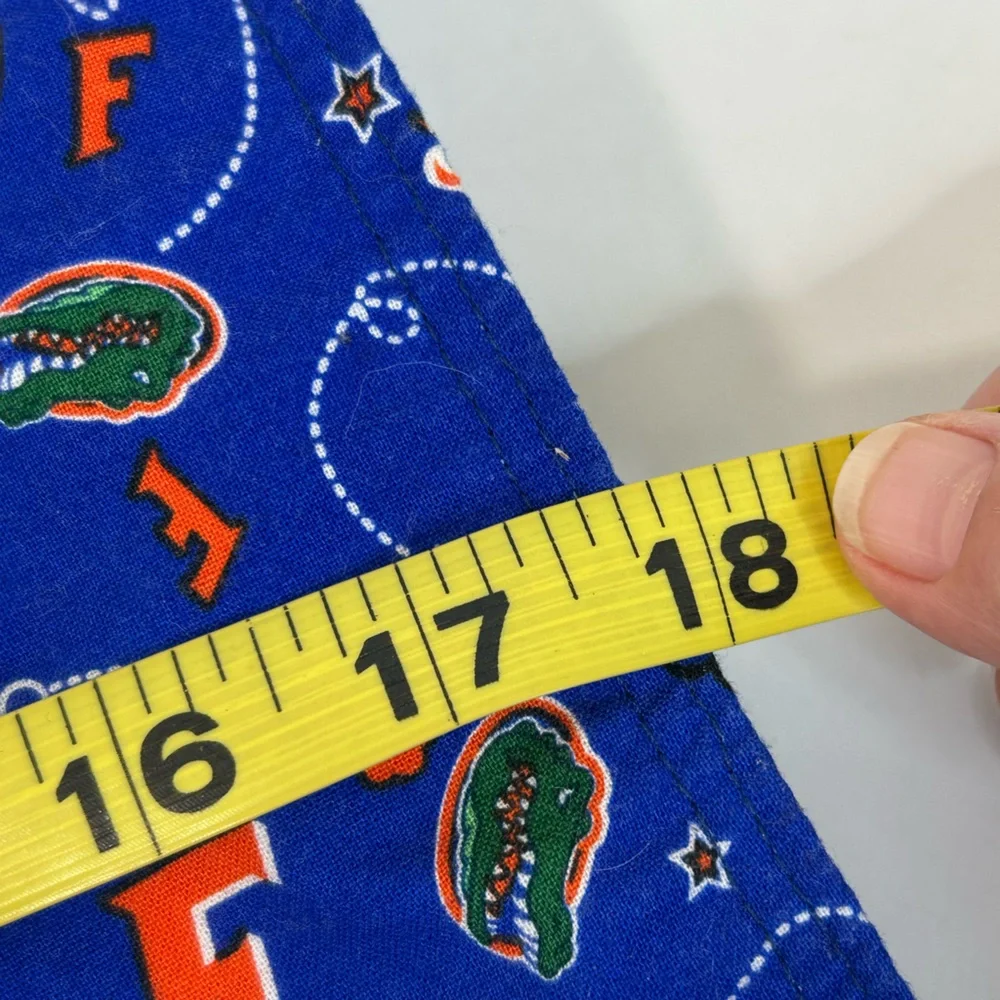NEW Florida Gators Set of 8 Cotton Placemats, Handmade, Reversible Double Sided